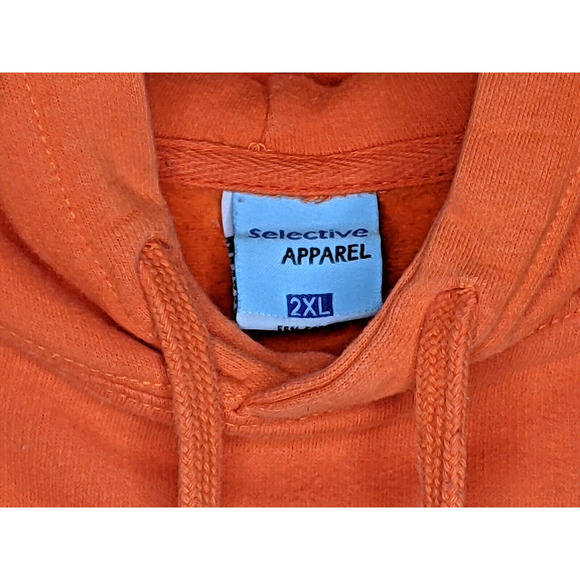 Bemidji Minnesota 2XL Hoodie Sweatshirt Orange Unisex READ - Picture 3 of 6